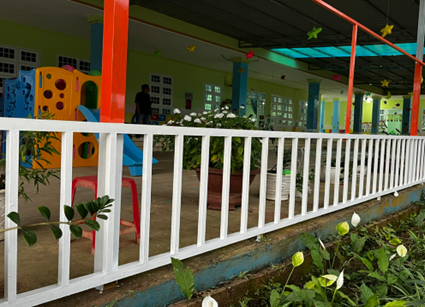 Đoàn cơ sở Công ty Thủy điện Đại Ninh  hỗ trợ thay thế hệ thống chiếu sáng và nước lọc cho Trường Mẫu giáo Ninh Gia