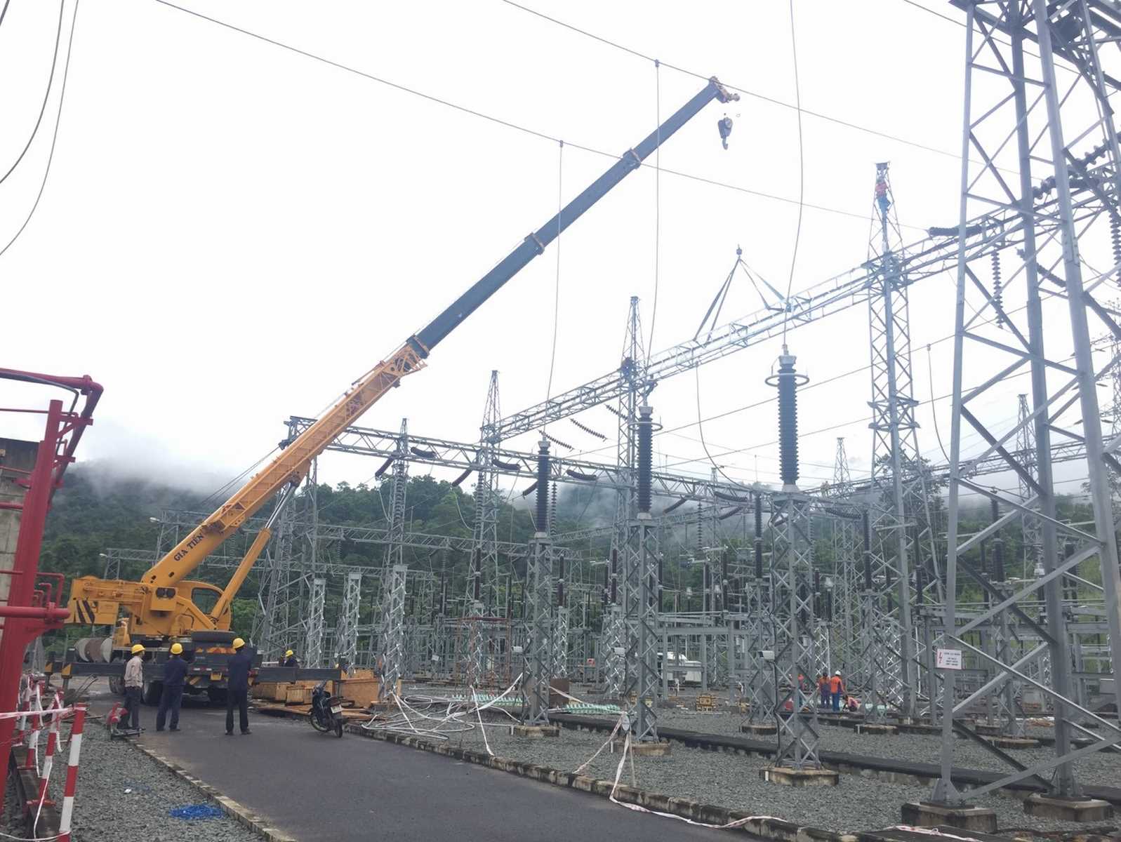 Tình hình dự án nâng công suất trạm 220/110kV đến tháng 9/2017