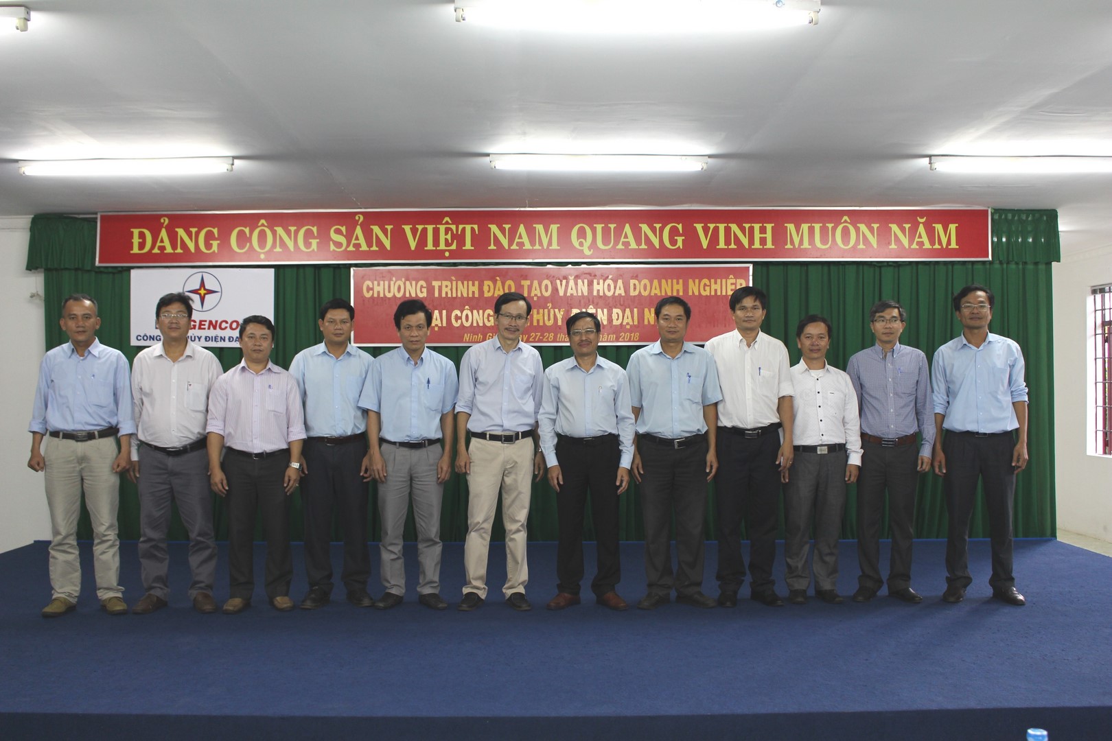 CÔNG TY THỦY ĐIỆN ĐẠI NINH TỔ CHỨC THÀNH CÔNG CHƯƠNG TRÌNH ĐÀO TẠO VHDN NĂM 2018