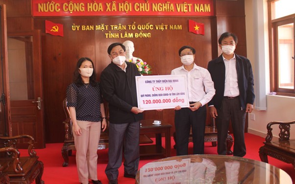 Hoạt động Thủy điện Đại Ninh nhân Tháng tri ân khách hàng EVN năm 2021