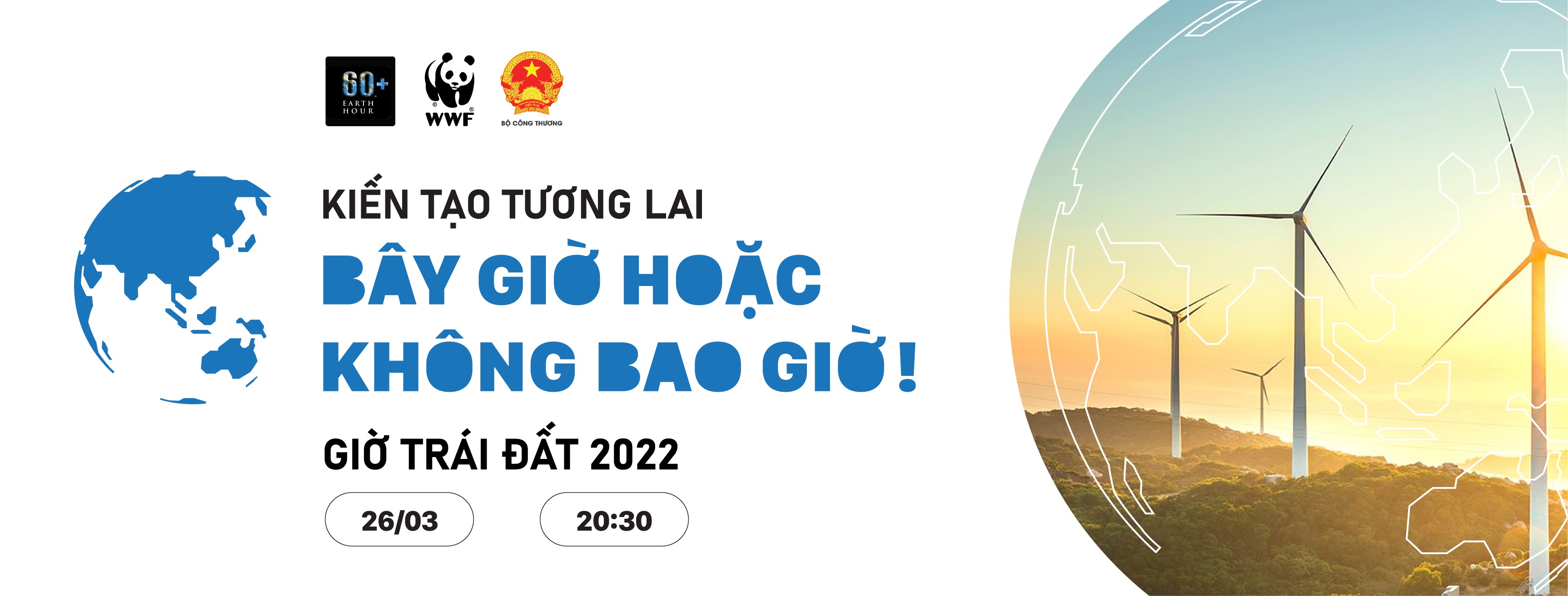 Hưởng ứng chiến dịch Giờ Trái đất năm 2022 “Kiến tạo tương lai – Bây giờ hoặc không bao giờ”