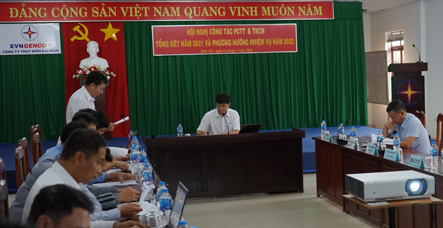 CÔNG TY THỦY ĐIỆN ĐẠI NINH SẴN SÀNG CÔNG TÁC PHÒNG CHỐNG THIÊN TAI NĂM 2022