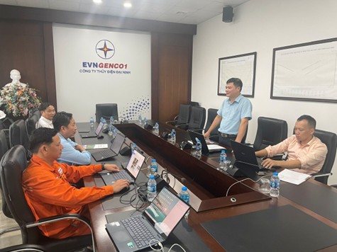 Tổng công ty Phát điện 1 kiểm tra, chấm điểm Cuộc thi “Xanh – Sạch – Đẹp – An toàn” tại Công ty Thủy điện Đại Ninh