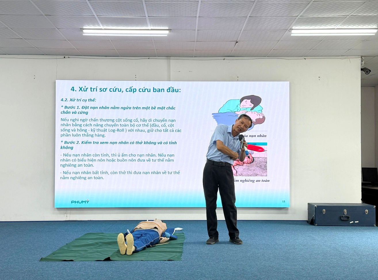Công ty Thủy điện Đại Ninh: Tập huấn kỹ năng sơ cấp cứu, chủ động phòng ngừa tai nạn lao động trong mọi tình huống